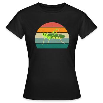 Insecte rampant mouches ailes fourmis insectes - T-shirt Femme - noir - Devant - AI Model Female 172 dark (172cm)