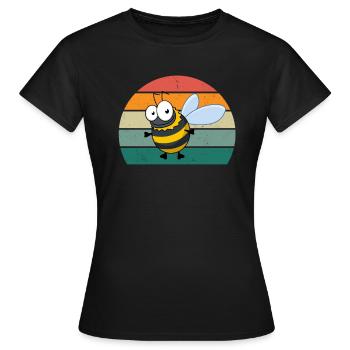 Insecte rampant mouches ailes fourmis insectes - T-shirt Femme - noir - Devant - AI Model Female 172 dark (172cm)