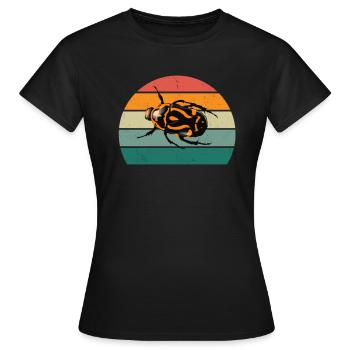 Insecte rampant mouches ailes fourmis insectes - T-shirt Femme - noir - Devant - AI Model Female 172 dark (172cm)