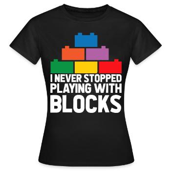 Brick Builder Brick Building Master Builder - Women's T-Shirt - black - Front - AI Model Female 172 dark (172cm)