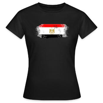 Egypte - T-shirt Femme - noir - Devant - AI Model Female 172 dark (172cm)