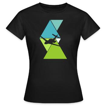 voler - T-shirt Femme - noir - Devant - AI Model Female 172 dark (172cm)