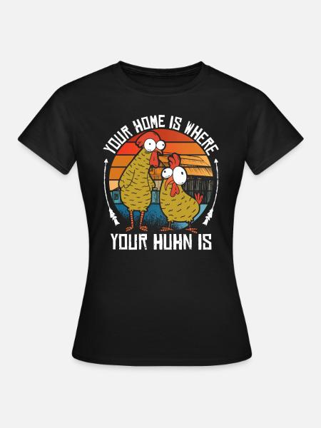 Chicken Chicken Rooster Farmer Chicken Coop Gift - Women's T-Shirt - black
