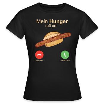 Thüringer Bratwurst Vatertag Grillen - Frauen T-Shirt - Schwarz - Vorne - AI Model Female 172 dark (172cm)