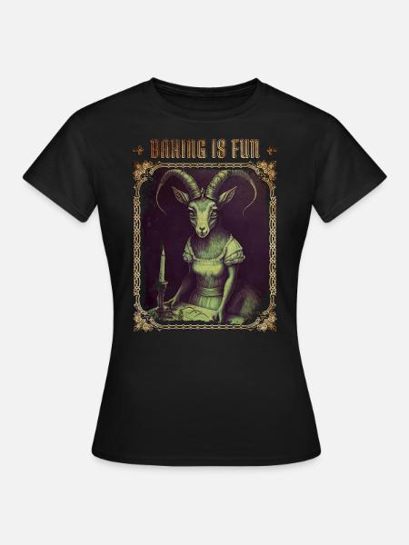 La cuisson est Fun Goth - T-shirt Femme - noir