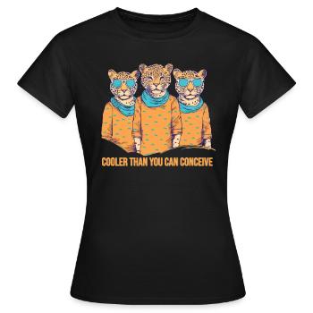 Cooler, Als Sie Sich Vorstellen Können - Frauen T-Shirt - Schwarz - Vorne - AI Model Female 172 dark (172cm)