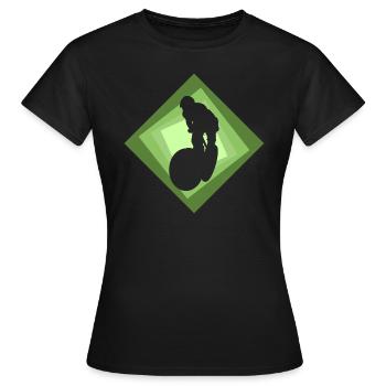 Freeride Downhill - Women's T-Shirt - black - Front - AI Model Female 172 dark (172cm)
