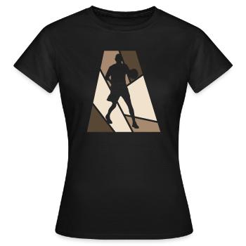 BBall Basketball Hoop - T-shirt Femme - noir - Devant - AI Model Female 172 dark (172cm)