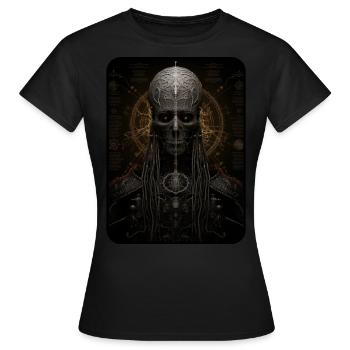 Alien Anatomie - Frauen T-Shirt - Schwarz - Vorne - AI Model Female 172 dark (172cm)