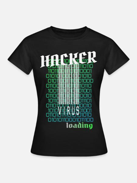 Anonymous, hacker - Women's T-Shirt - black