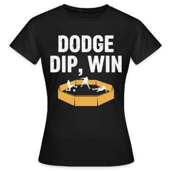 Dip Win Gaga Ball Master - Frauen T-Shirt - Schwarz - Vorne - AI Model Female 172 dark (172cm)