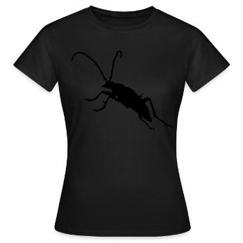Käfer Bug - Frauen T-Shirt - Schwarz - Vorne - AI Model Female 172 dark (172cm)