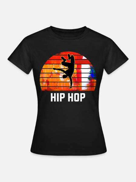 Hip Hop - Frauen T-Shirt - Schwarz