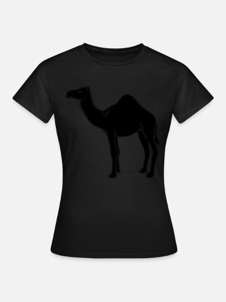Kamel - Frauen T-Shirt - Schwarz