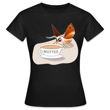 Mottee Motte Chemise Design Motif Cadeau - T-shirt Femme - noir - Devant - AI Model Female 172 dark (172cm)