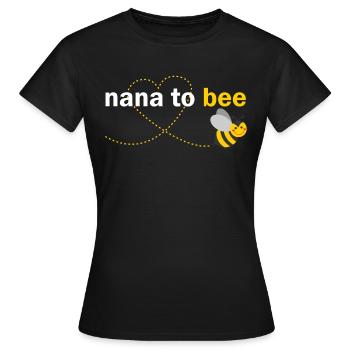 Nana To Bee - Women's T-Shirt - black - Front - AI Model Female 172 dark (172cm)