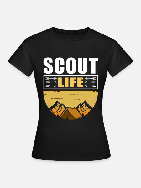 Scout Life | Camping Boy Scout Gift Camping - T-shirt Femme - noir