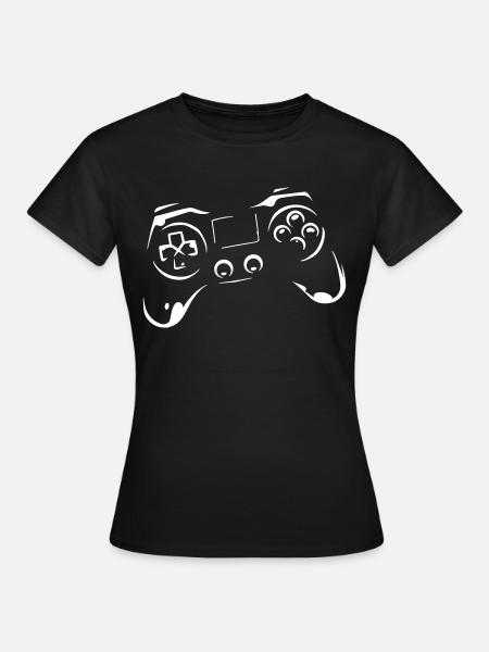 Game Over Zocker Shirt - Frauen T-Shirt - Schwarz