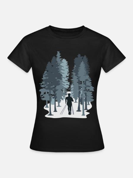 Courir, Courir, Trail Running - T-shirt Femme - noir
