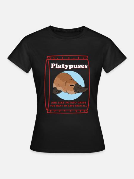 Ornithorynque Cadeau Ornithorynque - T-shirt Femme - noir