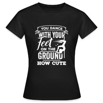 poledance pole stange pole dance girl Geschenk - Frauen T-Shirt - Schwarz - Vorne - AI Model Female 172 dark (172cm)