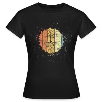 Environmental Protection Fridays for Future - Women's T-Shirt - black - Front - AI Model Female 172 dark (172cm)