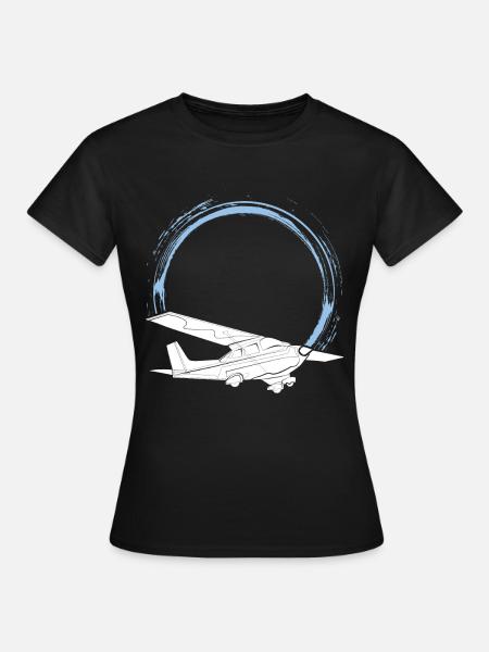 Pilot - Frauen T-Shirt - Schwarz