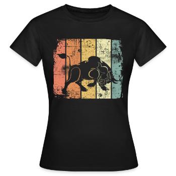 Bulles - T-shirt Femme - noir - Devant - AI Model Female 172 dark (172cm)