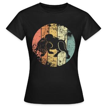 Bulles - T-shirt Femme - noir - Devant - AI Model Female 172 dark (172cm)