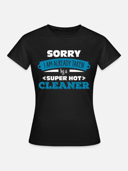 Putzfrau - Frauen T-Shirt - Schwarz