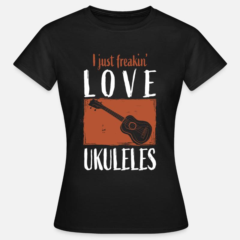 Ukulele - Women's T-Shirt - black