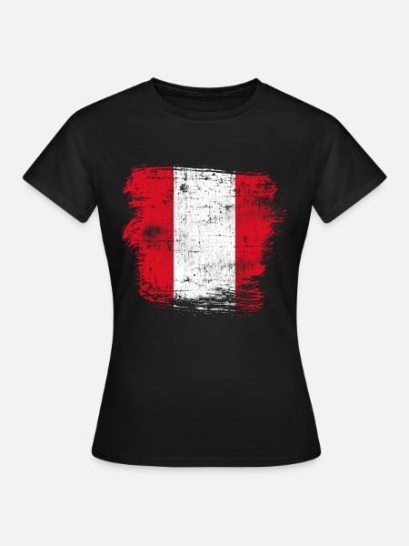 Peru - Frauen T-Shirt - Schwarz