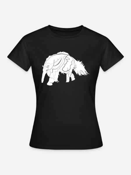 Ameisenbär - Frauen T-Shirt - Schwarz