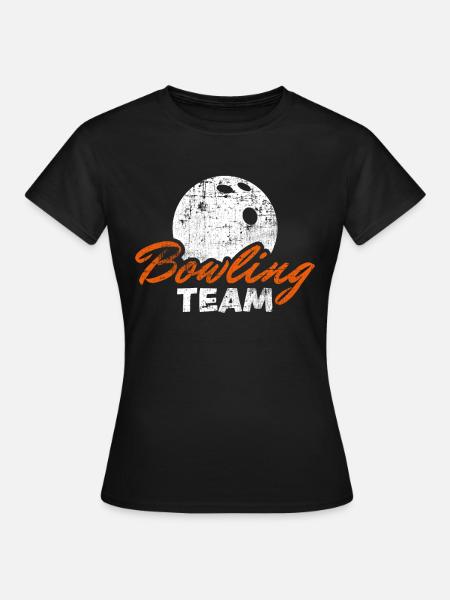 Bowling Team - Frauen T-Shirt - Schwarz
