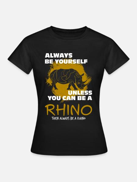 Nashorn - Frauen T-Shirt - Schwarz