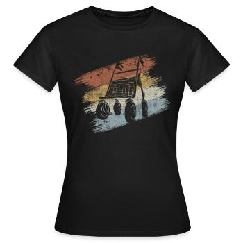 Rollator - Women's T-Shirt - black - Front - AI Model Female 172 dark (172cm)