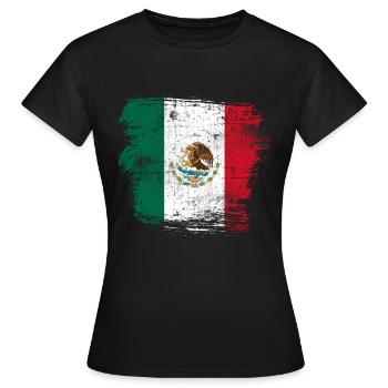 Mexique - T-shirt Femme - noir - Devant - AI Model Female 172 dark (172cm)