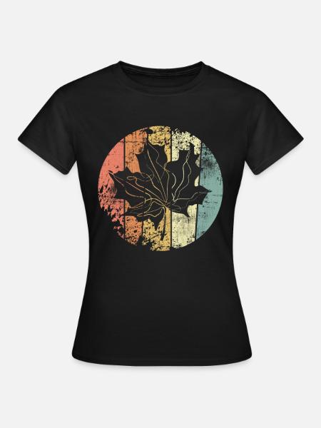 Herbst - Frauen T-Shirt - Schwarz