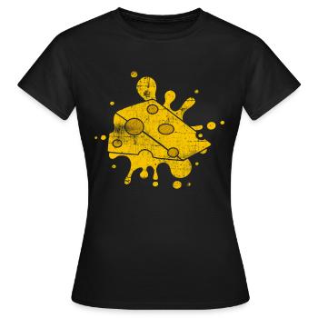 Fromage - T-shirt Femme - noir - Devant - AI Model Female 172 dark (172cm)