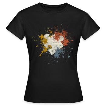 Puzzle - Women's T-Shirt - black - Front - AI Model Female 172 dark (172cm)