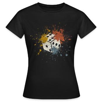 Cubes - T-shirt Femme - noir - Devant - AI Model Female 172 dark (172cm)