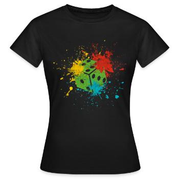 Cubes - T-shirt Femme - noir - Devant - AI Model Female 172 dark (172cm)