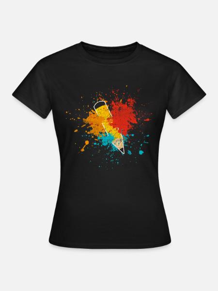 Schule - Frauen T-Shirt - Schwarz
