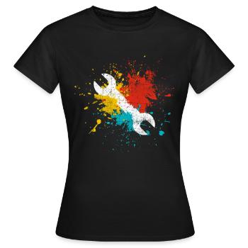 Tool - Women's T-Shirt - black - Front - AI Model Female 172 dark (172cm)