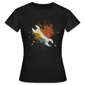 Tool - Women's T-Shirt - black - Front - AI Model Female 172 dark (172cm)