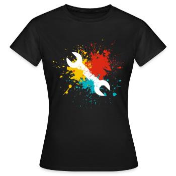 Tool - Women's T-Shirt - black - Front - AI Model Female 172 dark (172cm)