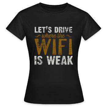 de plein air - T-shirt Femme - noir - Devant - AI Model Female 172 dark (172cm)