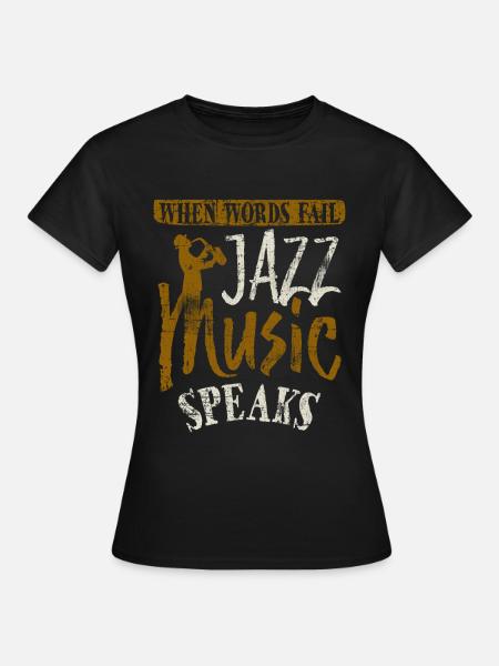 jazz - Dame-T-shirt - sort