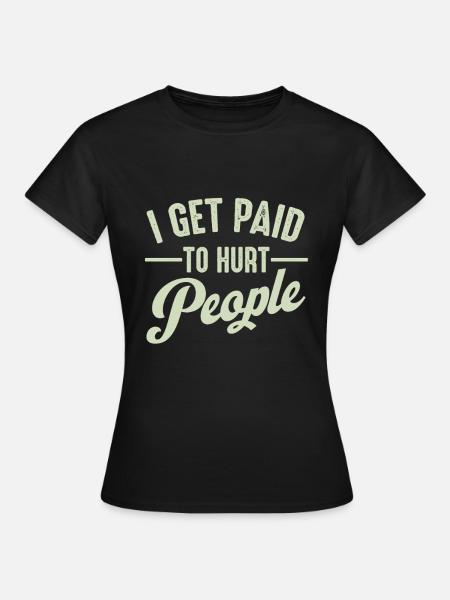 Physiotherapeut - Frauen T-Shirt - Schwarz