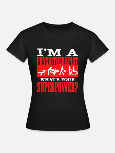 Physiotherapeut - Frauen T-Shirt - Schwarz